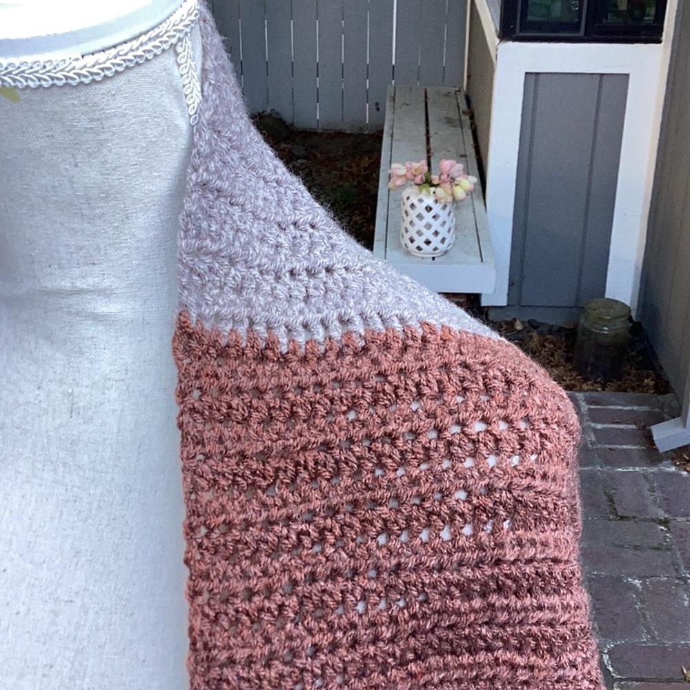 2-PC Cap & Scarf ✋HANDCRAFTED❤️Crocheted 🧶 - Picture 6 of 11